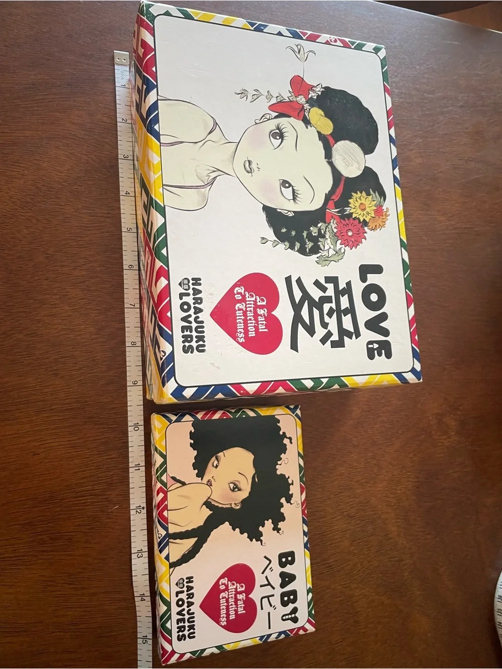 Harajuku Lovers Boxes - EMPTY BOXES  Set of 2